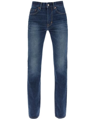 Tom Ford "Jeans mit Steinwaschbehandlung - Blau