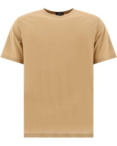 Herno Crêpe Jersey T -Shirt - Natur