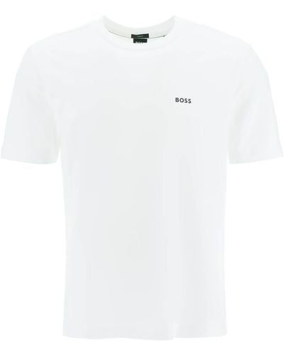 BOSS by HUGO BOSS Stretch Cotton T -shirt - Wit