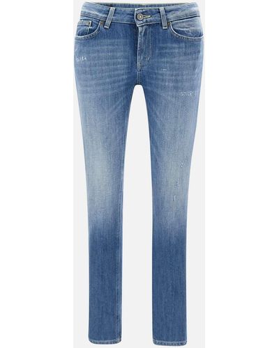 Dondup Skinny-Fit-Jeans Von Monroe Denim - Blau