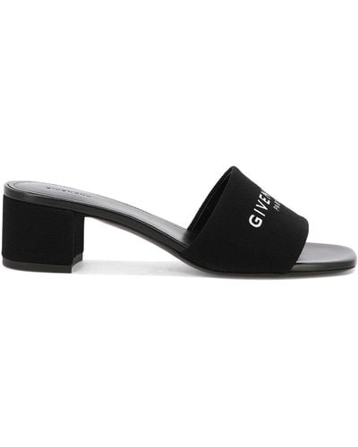 Givenchy "4 G" sandalias - Negro