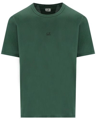 C.P. Company C.P. Firma Light Jersey 70/2 Entengrün T -Shirt