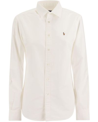 Polo Ralph Lauren Classic Fit Oxford Camiseta - Blanco