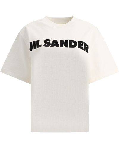 Jil Sander Logo T -shirt - Wit