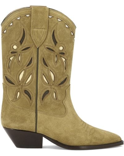 Isabel Marant Duerto Cowboy Boots - Verde