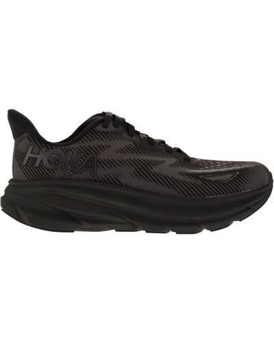 Hoka One One Clifton 9 Ademende Sport Shoev - Zwart