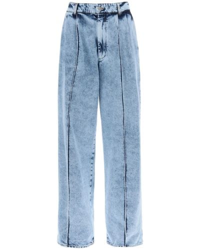 GIUSEPPE DI MORABITO Jeans en denim marbré - Bleu