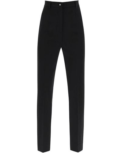 Dolce & Gabbana Milano Stitch Pantalon - Noir