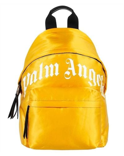 Palm Angels Logo Backpack - Geel