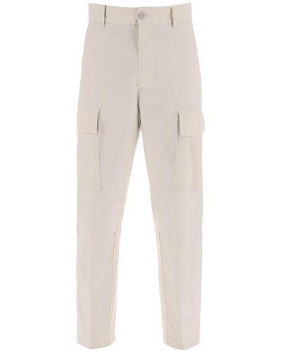 Etro Pantalon de cargaison de jambe effilée avec - Blanc