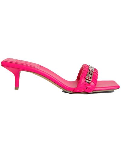 Givenchy Heeled Mules - Pink