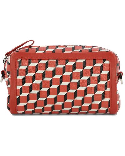 Pierre Hardy Cube Box Crossbody Bag - Red