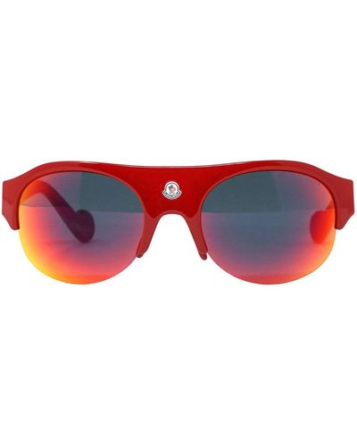 Moncler ML0050 68C Red Sonnenbrille - Rot