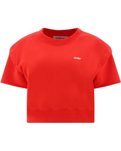 Autry Sweat-shirt auteur avec logo - Rouge