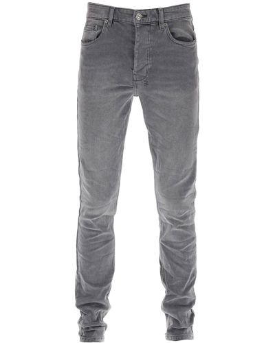 Ksubi Crinkle Effect Skinny Jeans - Grau