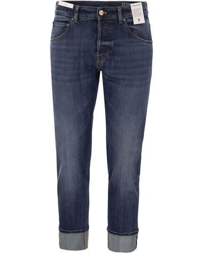 PT Torino Dub Slim Fit Jeans - Blu