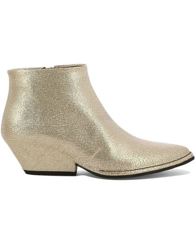 Roberto Del Carlo Crio Ankle Boots - Natural