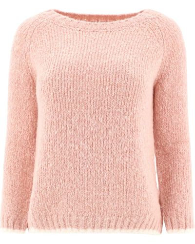 Aspesi Damen andere materialien sweater - Pink