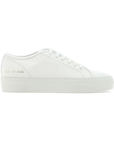 Common Projects Progetti comuni "tornei" sneaker - Bianco