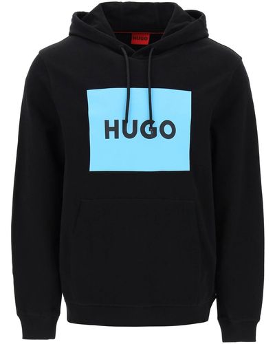 HUGO Duratschi Sweatshirt mit Kiste - Schwarz