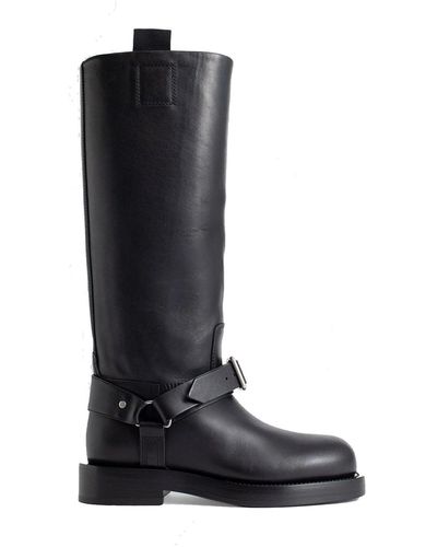 Burberry Sadlle High Boots - Black