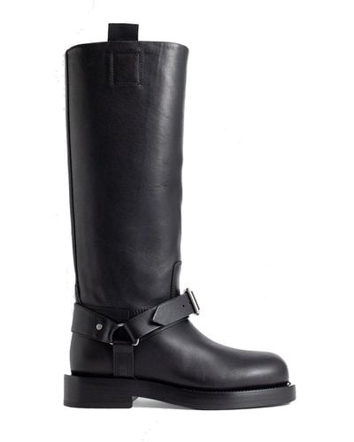 Burberry Bottes hautes de selle - Noir