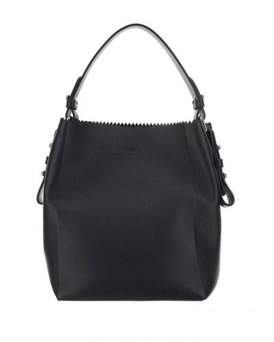 DSquared² Lederhandtasche - Schwarz