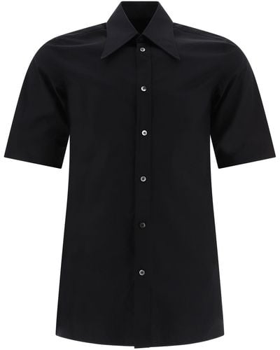 Maison Margiela Pointed Collar Shirt - Zwart