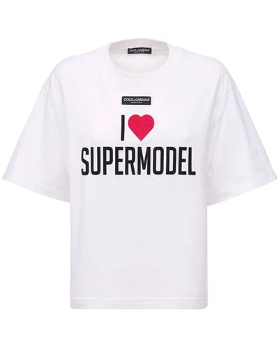 Dolce & Gabbana Supermodel T-shirt - Wit