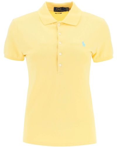 Polo Ralph Lauren Slim Fit Polo -Hemd - Gelb