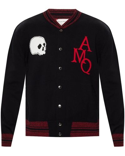 Alexander McQueen Knitted Cardigan - Black