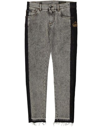 Dolce & Gabbana Skinny Denim Jeans - Grau