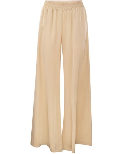 Fabiana Filippi Large pantalon viscose - Neutre