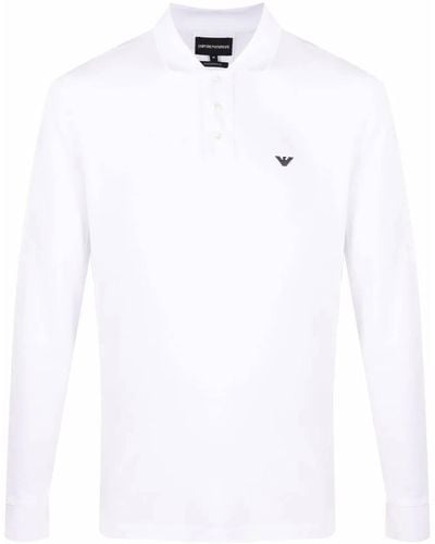 Emporio Armani Armani 8 N1 FQ0 Man T -Shirt und Polo - Weiß