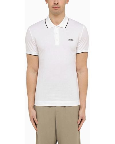 ZEGNA Classic Polo Shirt - White