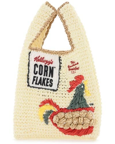 Anya Hindmarch Mini Corn Flakes Tote Tasche - Mehrfarbig