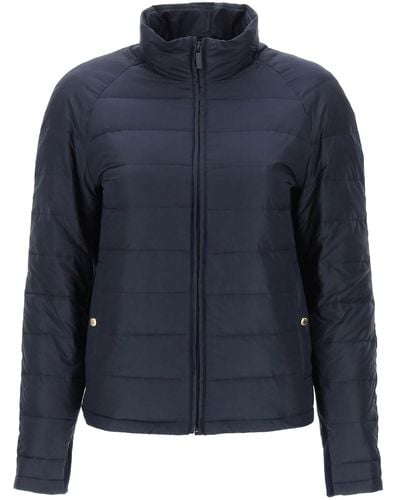 Thom Browne Sterbte Pufferjacke mit 4 -bar -Einsatz - Blau