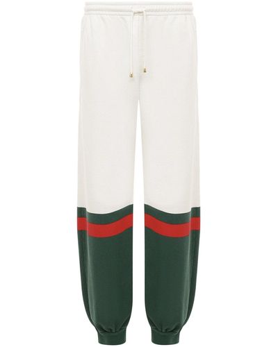 Gucci Cotton Sweatpants - White