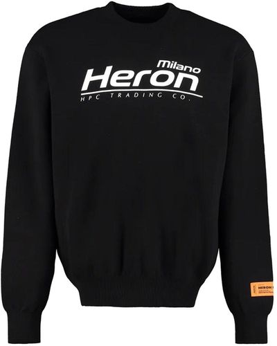 Heron Preston Logo Suéter - Negro