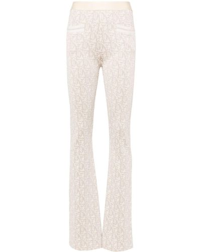 Palm Angels Pantalon beige des anges Palms PWHG026 R24 KNI001 - Neutre