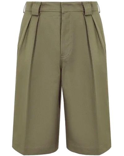 Jacquemus Pantalones cortos de algodón - Verde