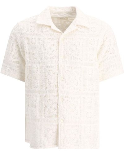 NN07 Camisa "Julio Crochet" - Blanco