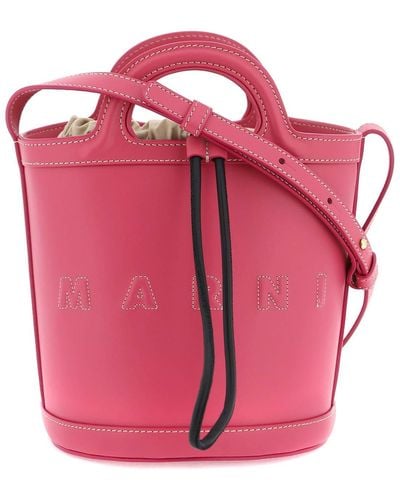 Marni Small 'Tropicalia' Eimer -Tasche - Pink