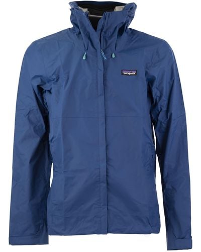 Patagonia Nylon Regenfischjacke - Blau