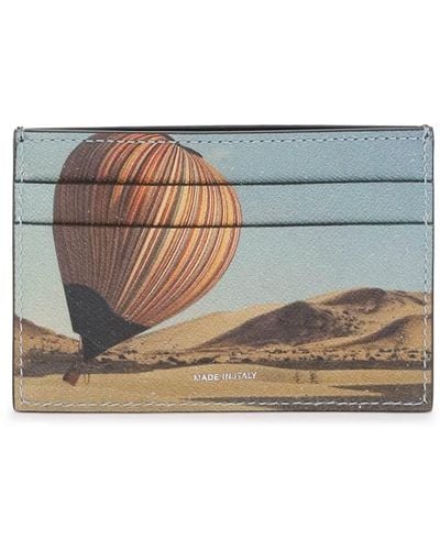 Paul Smith Signature Stripe Ballon Card Halter - Blau