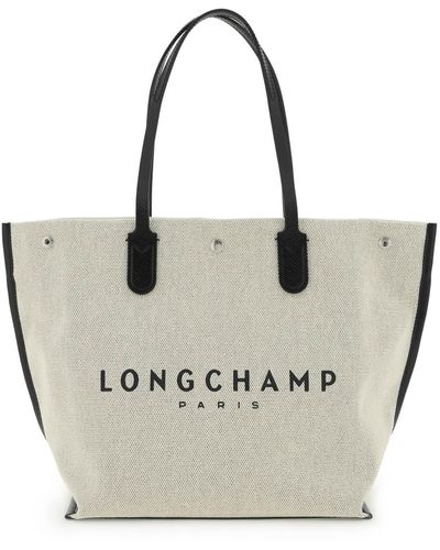 Longchamp Bolsa de compras 'Roseau' - Neutro