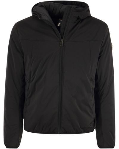 Colmar Otherwise Hooded Jacket In Stretch Fabric - Black