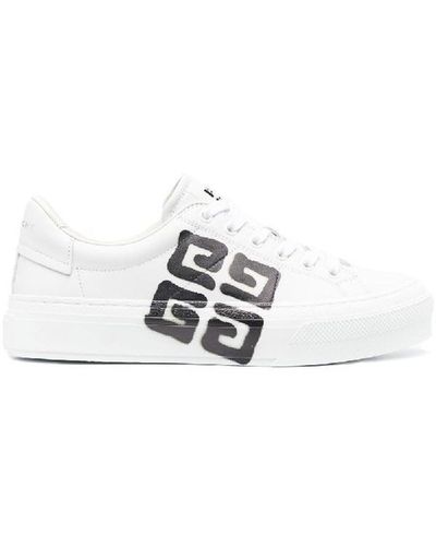 Givenchy City Sport Bedruckte Turnschuhe - Weiß