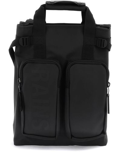 Rains Texel Tote Backpack - Noir