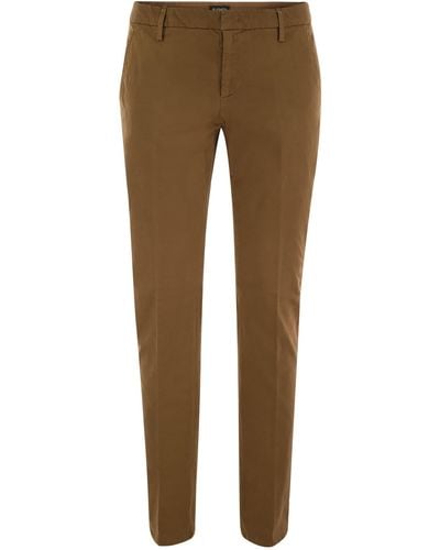 Dondup Spiritissimo Regular Chino Trousers - Brown